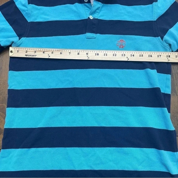 EUC Men’s Brooks Brothers short sleeved polo. Size Medium. Golden Fleece logo. - Picture 6 of 8